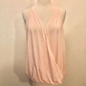 Unknown Brand Pink Summer Tank w/Cross-Front